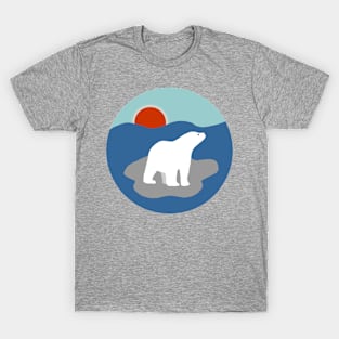 Polar Bear on Ice Floe T-Shirt